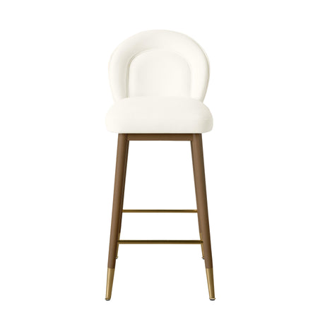Hailey Velvet Stool by TOV Furniture at Eve Furniture