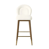 Hailey Velvet Stool by TOV Furniture at Eve Furniture