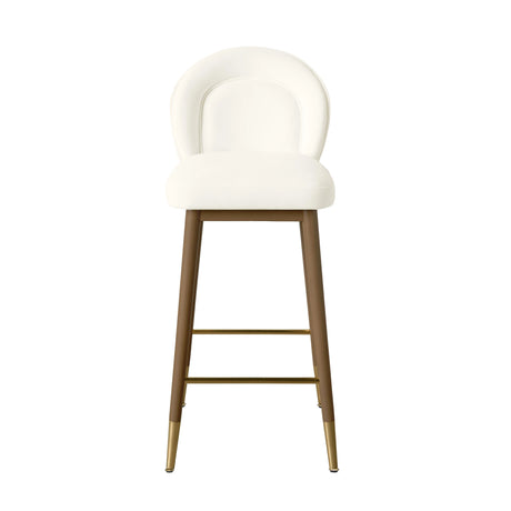 Hailey Velvet Stool by TOV Furniture at Eve Furniture