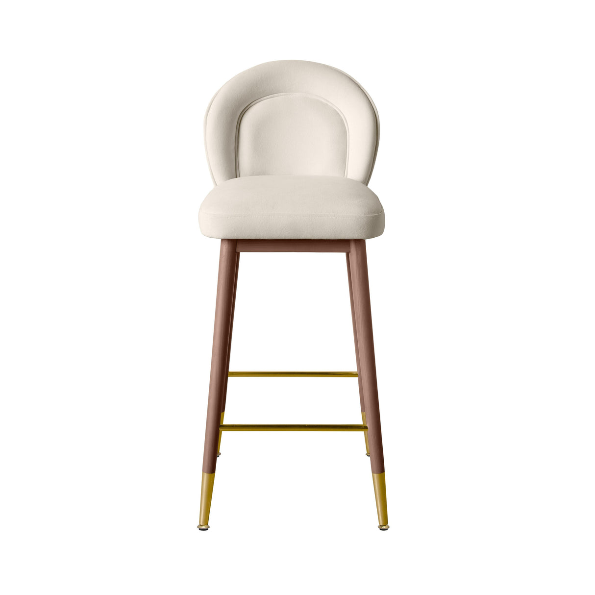Hailey Velvet Stool by TOV Furniture at Eve Furniture