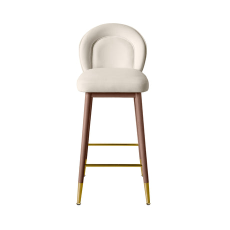 Hailey Velvet Stool by TOV Furniture at Eve Furniture