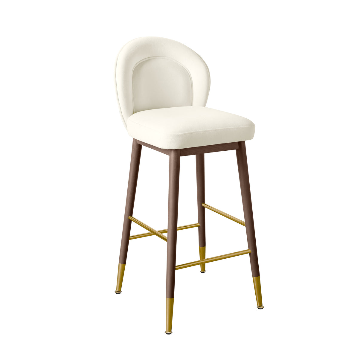 Hailey Velvet Stool by TOV Furniture at Eve Furniture