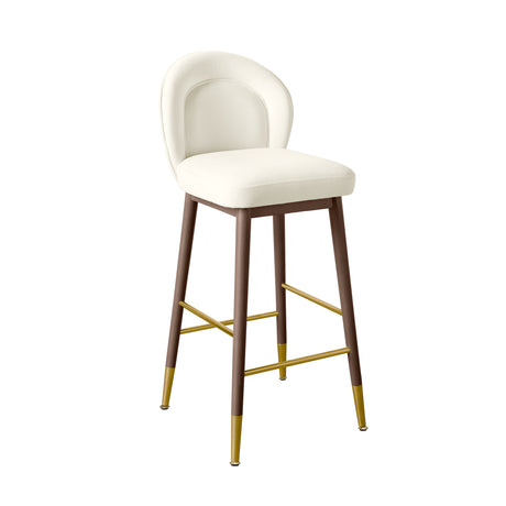 Hailey Velvet Stool by TOV Furniture at Eve Furniture