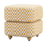Haki Multicolor Ottoman by Zuomod at Eve Furniture