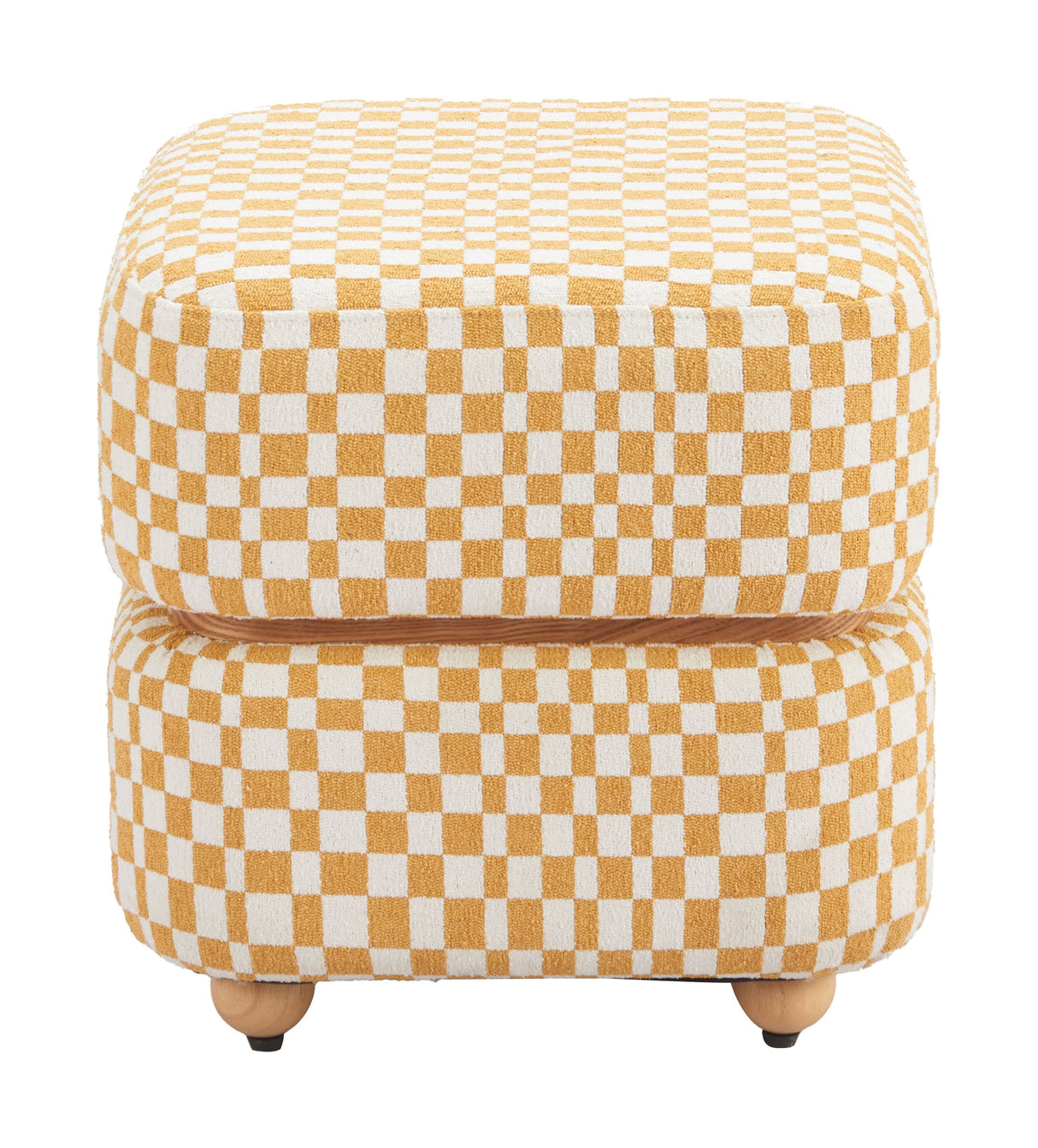 Haki Multicolor Ottoman by Zuomod at Eve Furniture