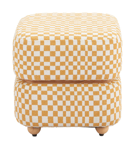 Haki Multicolor Ottoman by Zuomod at Eve Furniture