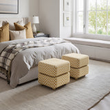 Haki Multicolor Ottoman by Zuomod at Eve Furniture