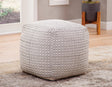 Hakim Handwoven Pouf by Steve Silver at Eve Furniture
