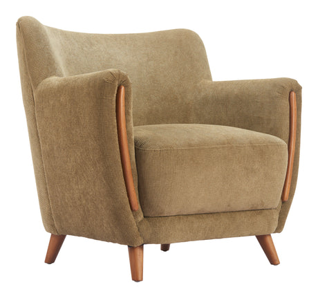 Hako Olive Green Accent Chair by Zuomod at Eve Furniture