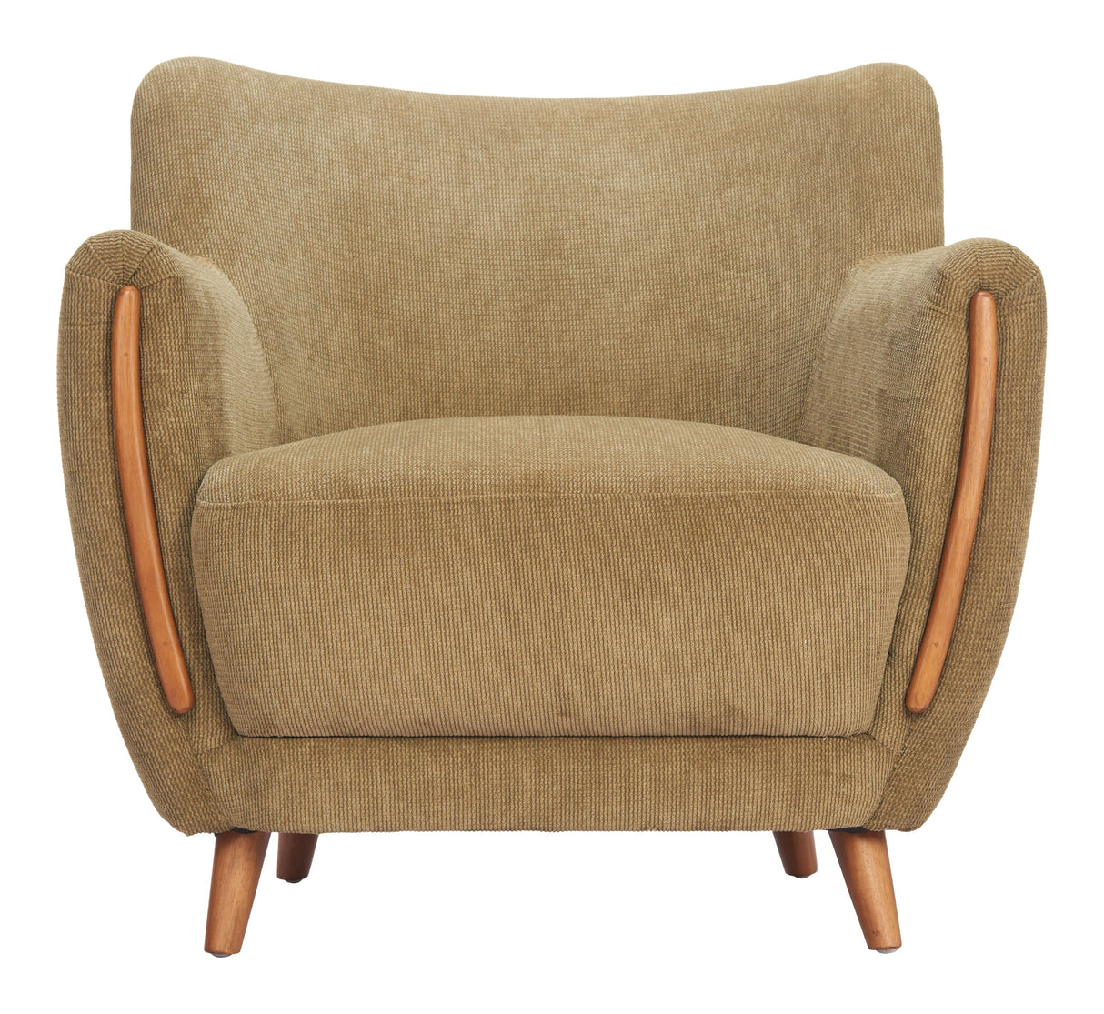 Hako Olive Green Accent Chair by Zuomod at Eve Furniture