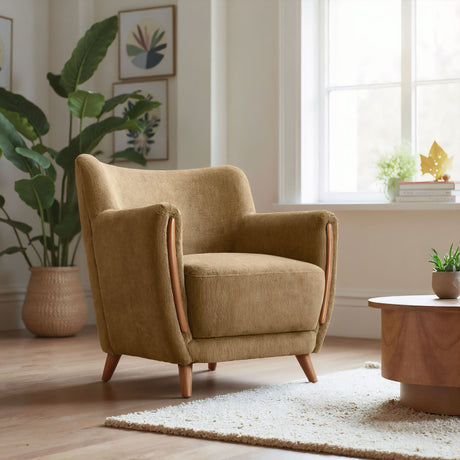 Hako Olive Green Accent Chair by Zuomod at Eve Furniture