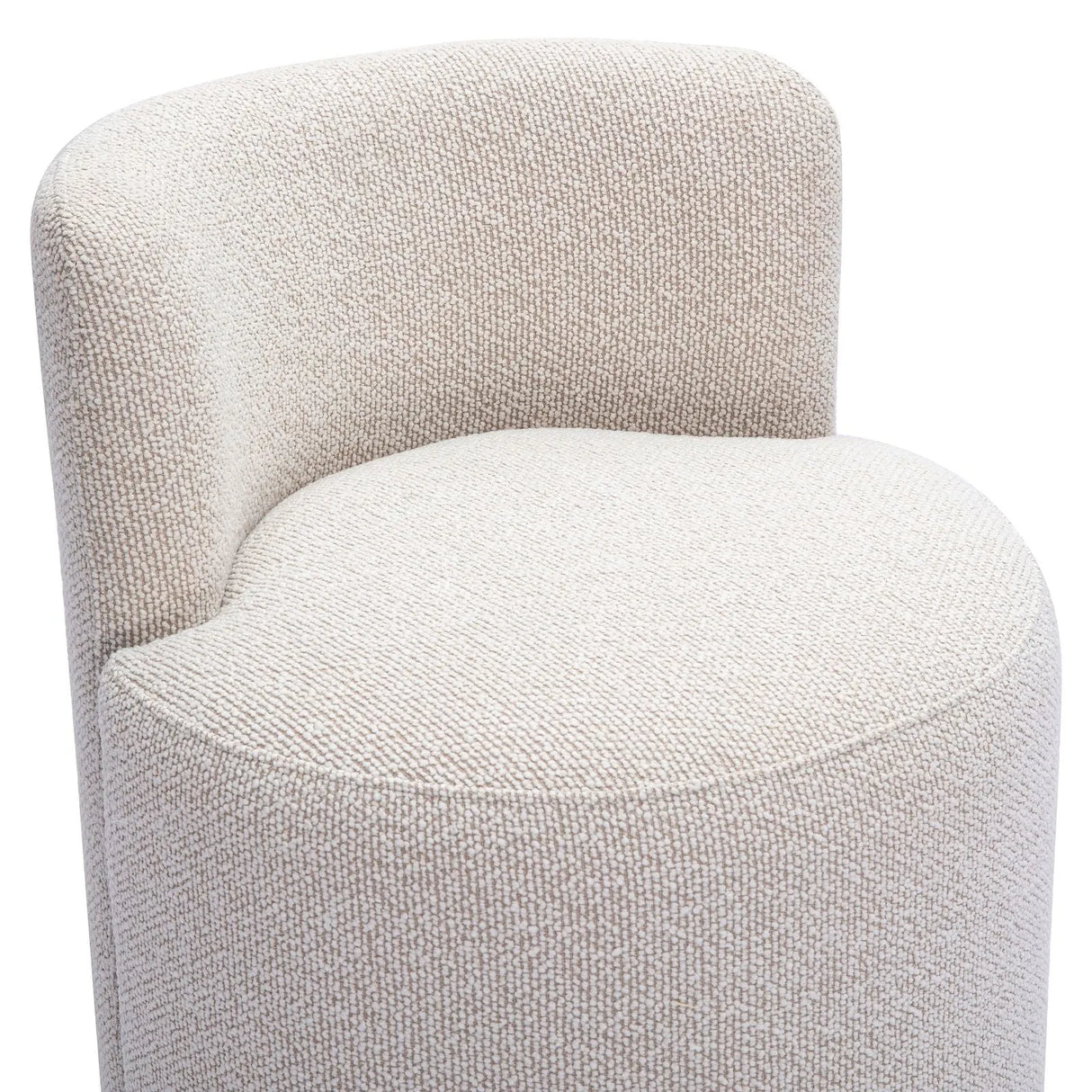 Hakuna Cream Performance Boucle Desk Chair by TOV Furniture at Eve Furniture