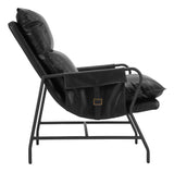 Halaus Black Accent Chair by Zuomod at Eve Furniture