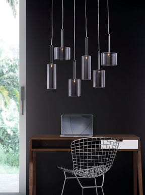 Hale Ceiling Lamp Clear by Zuomod at Eve Furniture