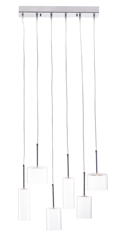 Hale Ceiling Lamp Clear by Zuomod at Eve Furniture