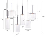 Hale Ceiling Lamp Clear by Zuomod at Eve Furniture