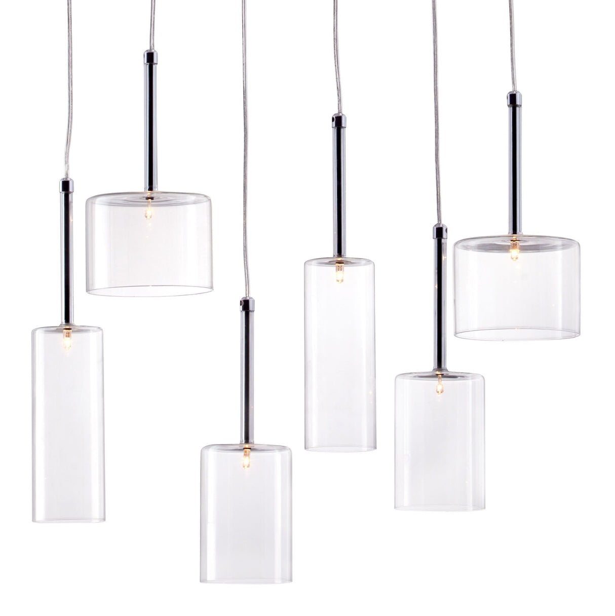 Hale Ceiling Lamp Clear by Zuomod at Eve Furniture