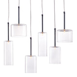 Hale Ceiling Lamp Clear by Zuomod at Eve Furniture