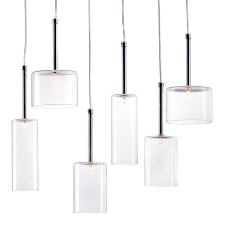 Hale Ceiling Lamp Clear by Zuomod at Eve Furniture