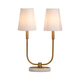 Hale Double Light Gold Table Lamp by Crestview at Eve Furniture