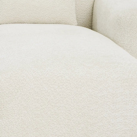 Haledon 3-Piece Sand Boucle Right Sectional Sofa by Ashcroft Furniture at Eve Furniture