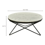 Haley Black Coffee Table by Moe's Home at Eve Furniture