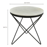 Haley Black Side Table by Moe's Home at Eve Furniture