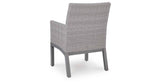 Half Moon Beach Blue/Gray Outdoor Arm Chair with Cushion (Set of 2) by Ashley at Eve Furniture