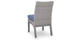 Half Moon Beach Blue/Gray Outdoor Side Chair with Cushion (Set of 2) by Ashley at Eve Furniture