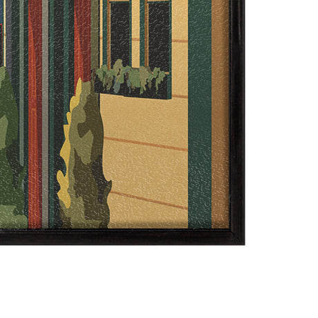 Halifax Go Canada (SM) by Mercana Studio a Hand Embellished Decograph Framed Art Print by Mercana at Eve Furniture