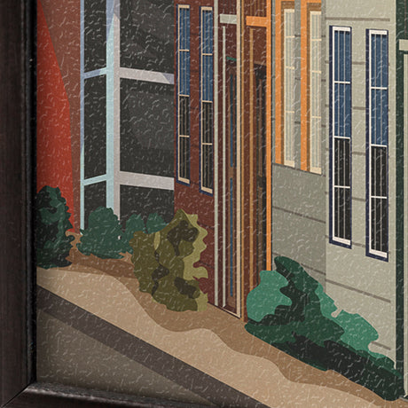 Halifax Go Canada (SM) by Mercana Studio a Hand Embellished Decograph Framed Art Print by Mercana at Eve Furniture