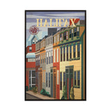 Halifax Go Canada (SM) by Mercana Studio a Hand Embellished Decograph Framed Art Print by Mercana at Eve Furniture