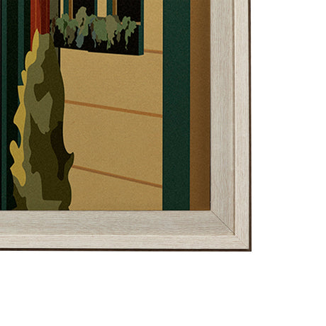 Halifax Go Canada (XL) by Mercana Studio a Hand Embellished Decograph Framed Art Print under Glass by Mercana at Eve Furniture
