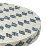 Halio Shell Side Table by TOV Furniture at Eve Furniture