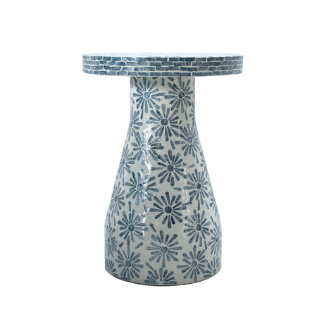 Halio Shell Side Table by TOV Furniture at Eve Furniture