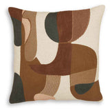 Hallam Sienna/Gold/Charcoal Pillow by Ashley at Eve Furniture