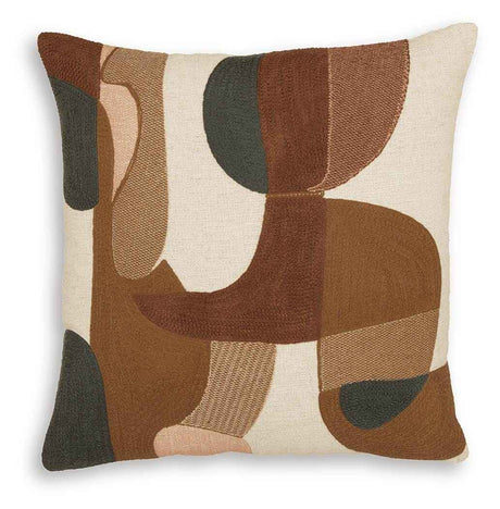 Hallam Sienna/Gold/Charcoal Pillow by Ashley at Eve Furniture