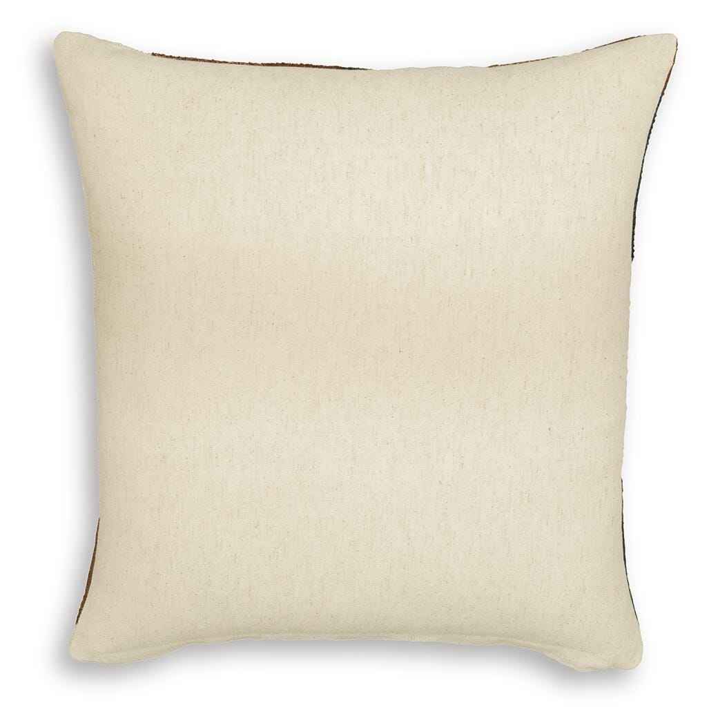 Hallam Sienna/Gold/Charcoal Pillow by Ashley at Eve Furniture