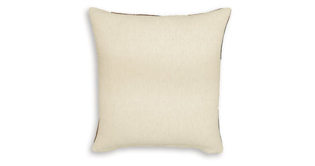 Hallam Sienna/Gold/Charcoal Pillow (Set of 4) by Ashley at Eve Furniture