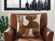 Hallam Sienna/Gold/Charcoal Pillow (Set of 4) by ASHLEY FURNITURE at Eve Furniture