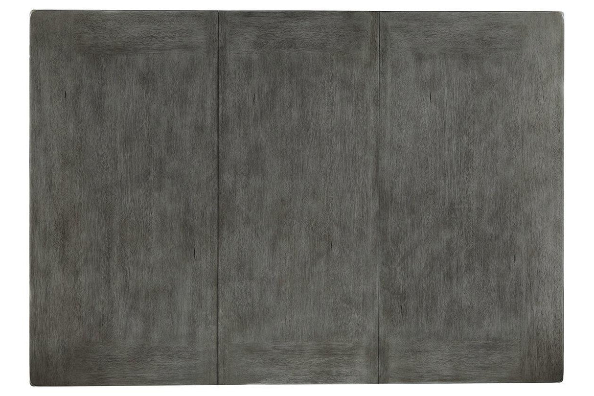 Hallanden Gray Counter Height Dining Extension Table by Ashley at Eve Furniture