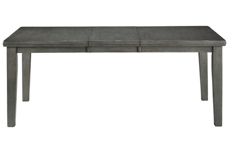 Hallanden Gray Dining Extension Table by Ashley at Eve Furniture