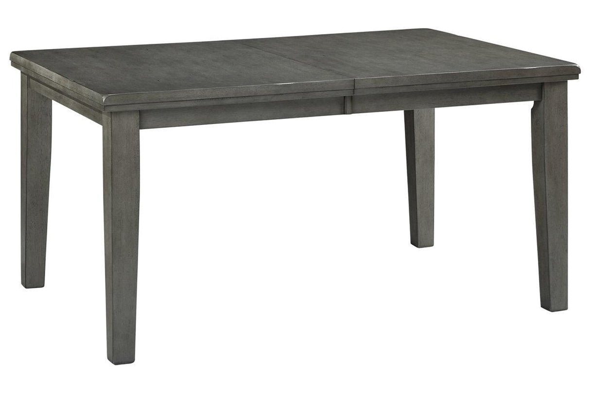 Hallanden Gray Dining Extension Table by Ashley at Eve Furniture