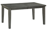 Hallanden Gray Dining Extension Table by Ashley at Eve Furniture