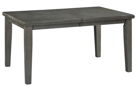 Hallanden Gray Dining Extension Table by Ashley at Eve Furniture