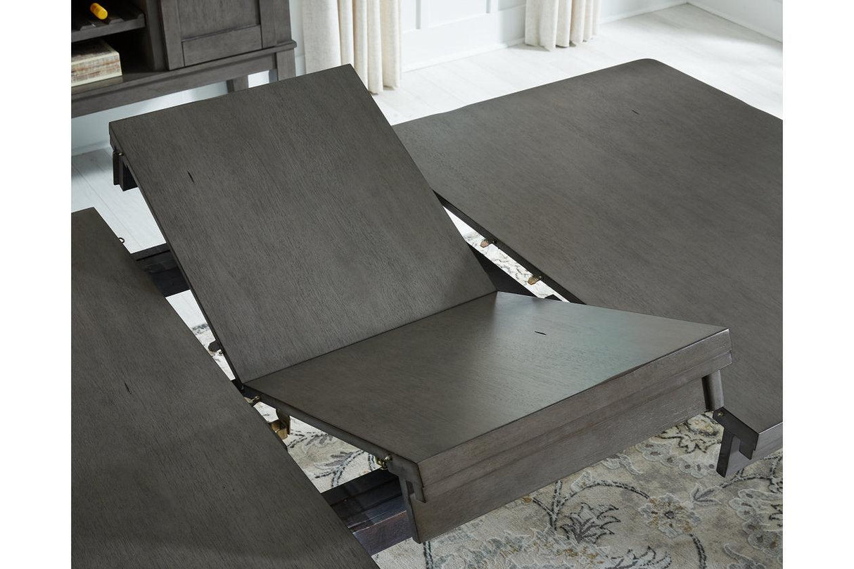 Hallanden Gray Dining Extension Table by Ashley at Eve Furniture