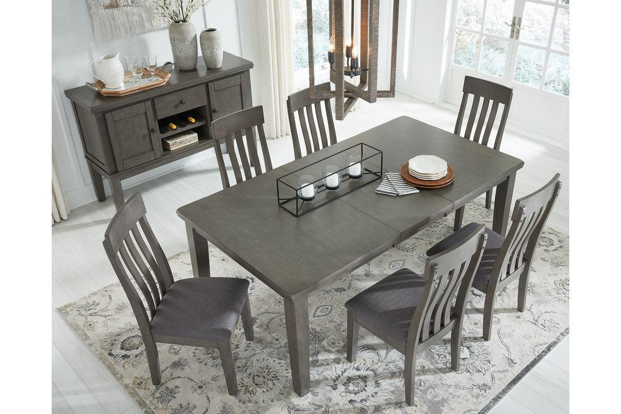 Hallanden Gray Dining Extension Table by Ashley at Eve Furniture