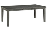 Hallanden Gray Dining Extension Table by Ashley at Eve Furniture