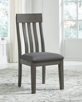 Hallanden Gray Extendable Dining Set by Ashley at Eve Furniture