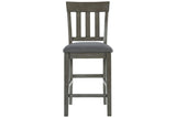 Hallanden Two-tone Gray Counter Height Chair, Set of 2 by Ashley at Eve Furniture